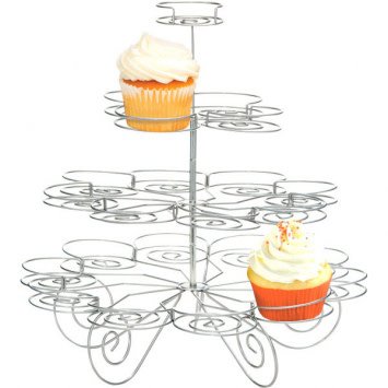 4 Tier Wire Cupcake Stand*