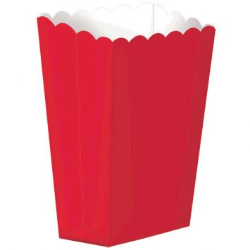 Small Popcorn Box - Apple Red 5ct.
