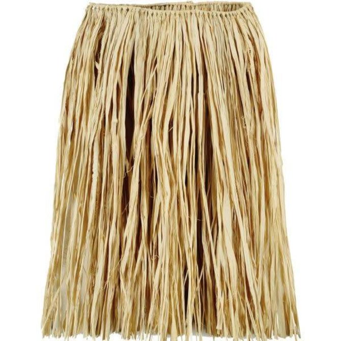 Natural Hawaiian Grass Skirt - Adult