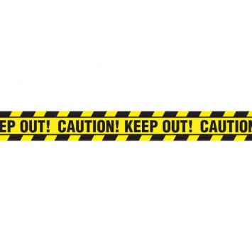 Halloween Value Plastic Caution Tape, 20'