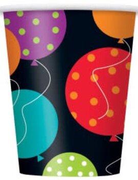 Birthday Cheer 9Oz Cups 8Ct