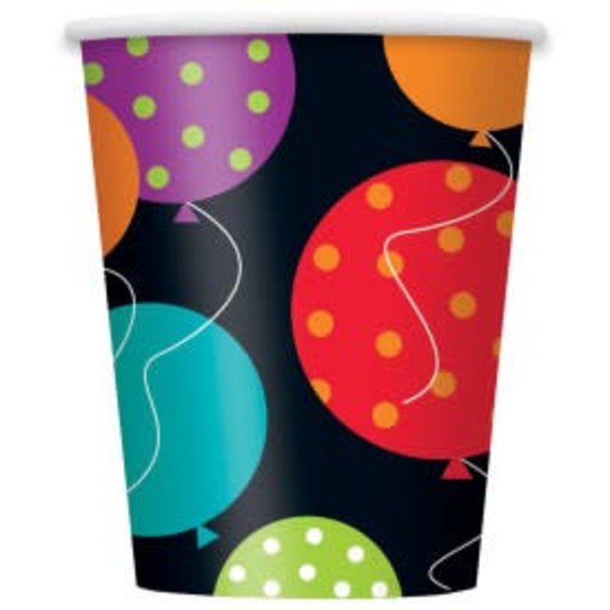 Birthday Cheer 9Oz Cups 8Ct