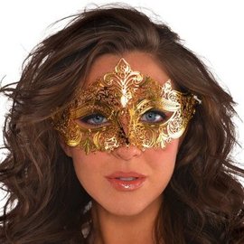 Gold Filigree Mask