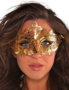 Gold Filigree Mask