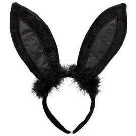 Black Bunny Ears Headband