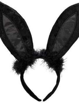 Black Bunny Ears Headband