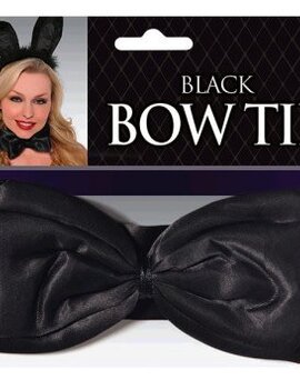 Black Deluxe Bowtie - Adult