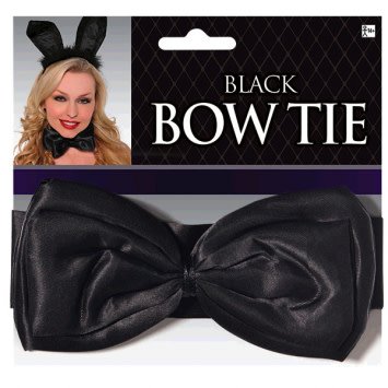 Black Deluxe Bowtie - Adult