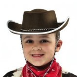 Brown Cowboy Hat ‑ Child