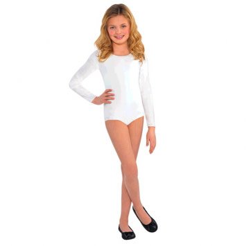 Child White Bodysuit - Medium (8-10)