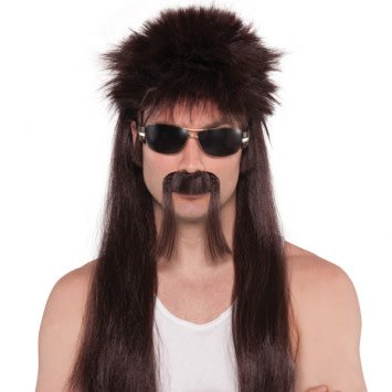 Brown 18 Wheeler Wig Kit #754