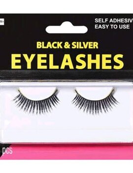 Black & Silver Eyelashes