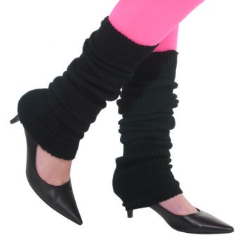Black Leg Warmers - Adult