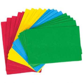 Foam Squares - Primary 20ct