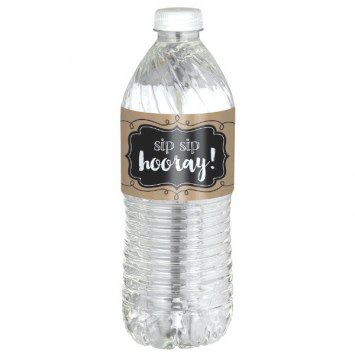 Kraft Paper Bottle Labels 24ct