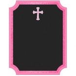 Communion Chalkboard Easel Sign - Pink