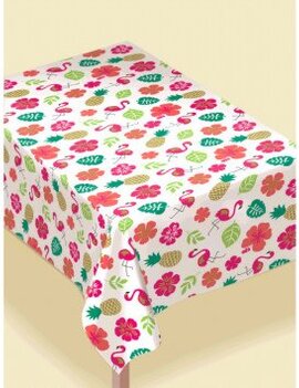 You Had Me at Aloha Flannel-Backed Vinyl Tablecloth