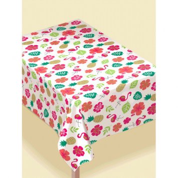 You Had Me at Aloha Flannel-Backed Vinyl Tablecloth