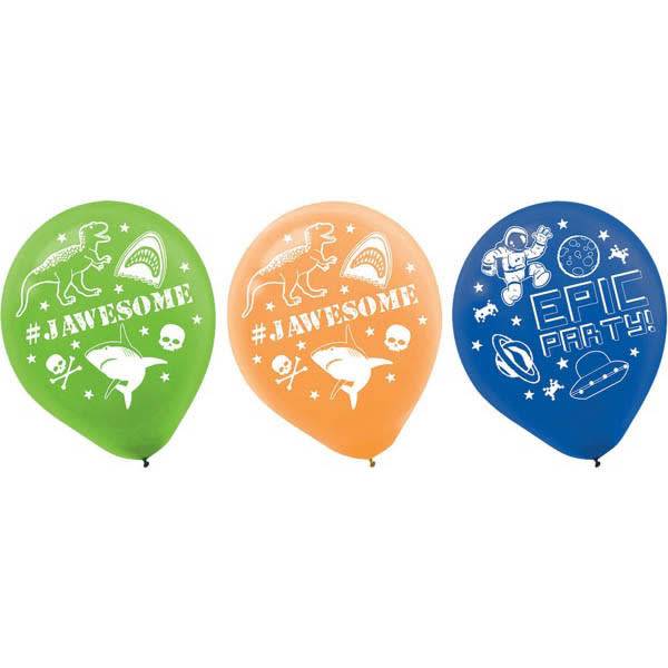 Epic Party Latex Balloons, 6ct.