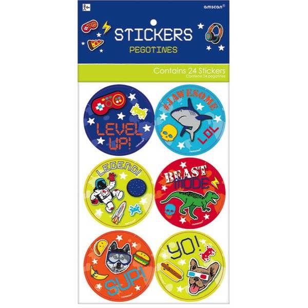 Epic Party Stickers 24ct.
