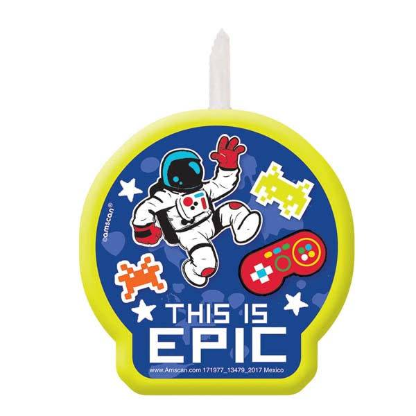 Epic Party Birthday Candle