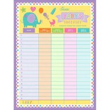 Baby Shower Statistics Sheet