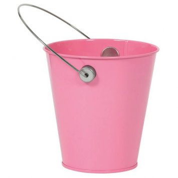 New Pink Metal Favor Pail