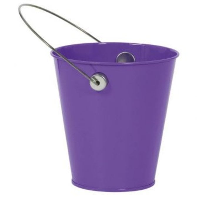 New Purple Metal Favor Pail