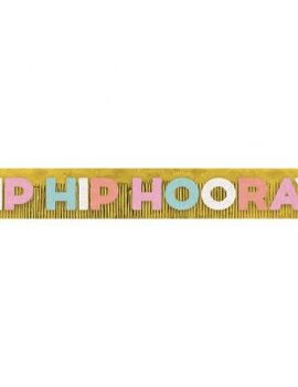 Confetti Fun Foil Fringe Letter Banner 10' x 11 1/2"