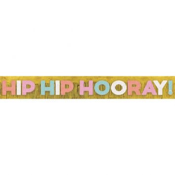 Confetti Fun Foil Fringe Letter Banner 10' x 11 1/2"