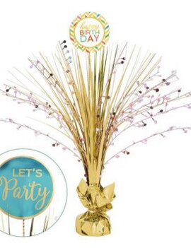 Confetti Fun Birthday Spray Centerpiece