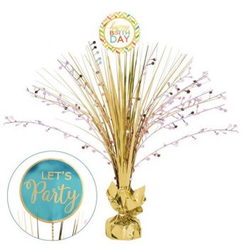 Confetti Fun Birthday Spray Centerpiece