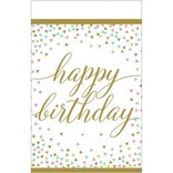 Confetti Fun Happy Birthday Table Cover