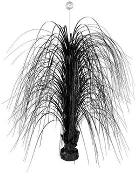 Large Foil Spray Centerpieces - Jet Black