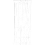 Frosty White Plastic Curtain 3’x8’