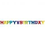 Bright Birthday Large Foil Letter Banner