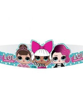 LOL Surprise! Mini Paper Tiaras, 8Ct