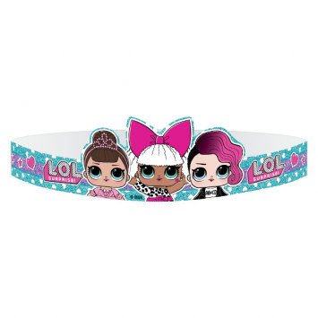 LOL Surprise! Mini Paper Tiaras, 8Ct