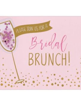 Bridal Shower Brunch Jumbo Deluxe Invitations, 8ct