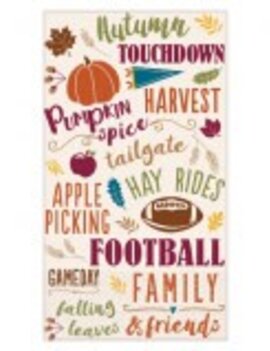 Fall Words Guest Towel 16ct. Fall Words Guest Towel 16ct.