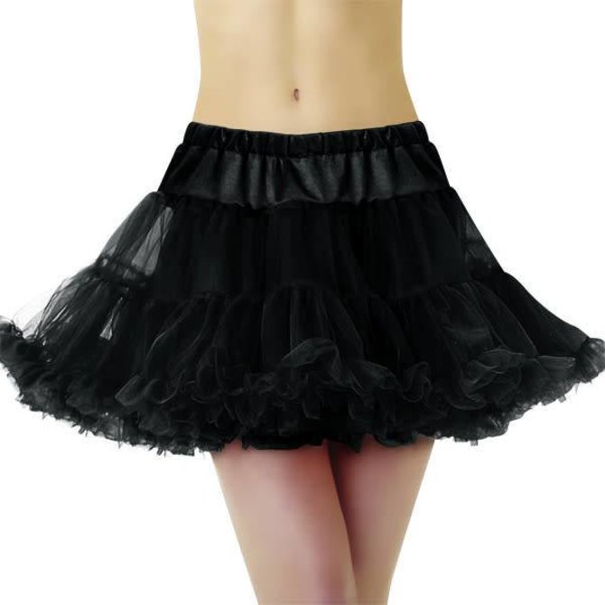 Full Petticoat Black - Adult X-Large