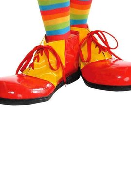 Clown Shoes Red/Yellow Adult