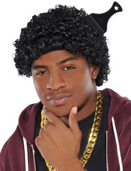 Wig Short Fro With Pick #743