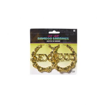 Gold Hip Hop Hoop Earrings