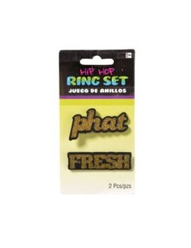 Gold Hip Hop Rings 2ct