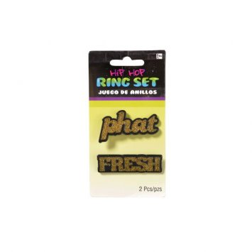Gold Hip Hop Rings 2ct