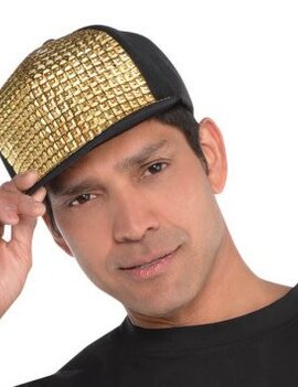 Gold Studded Hip Hop Hat