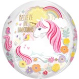 Magical Unicorn Orbz Balloon, 15"