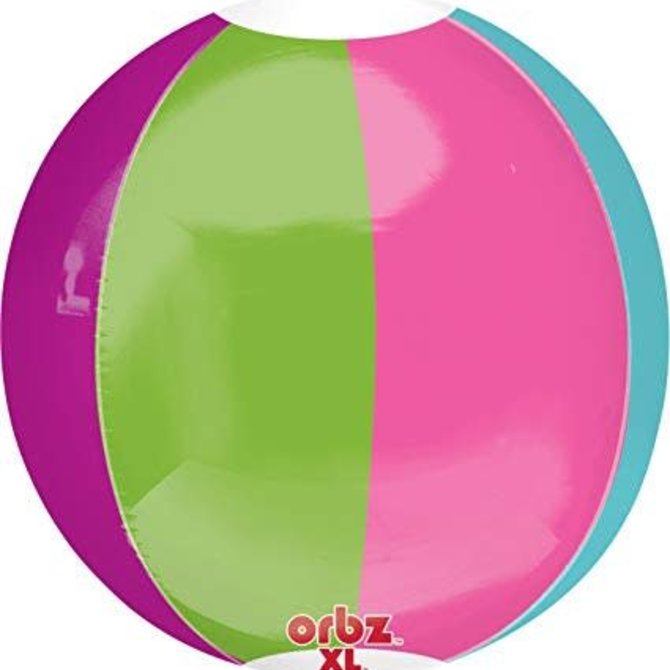 Beach Ball Orbz Balloon, 16"