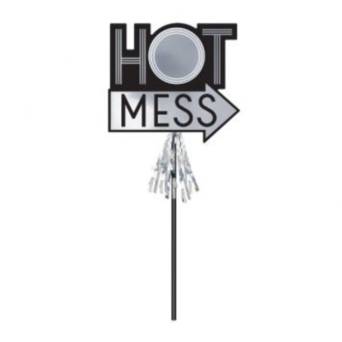 Deluxe Hot Mess Prop on a Stick 15 3/4"